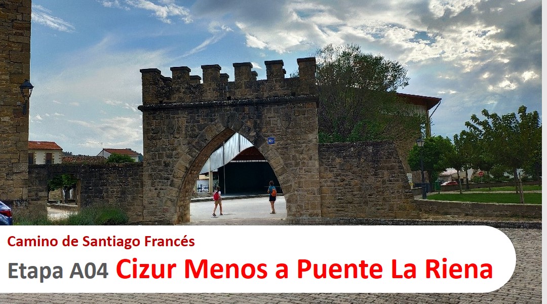 Imagen Etapa A04. Cizur Menor a Puente La Reina. Camino de Santiago Francés
