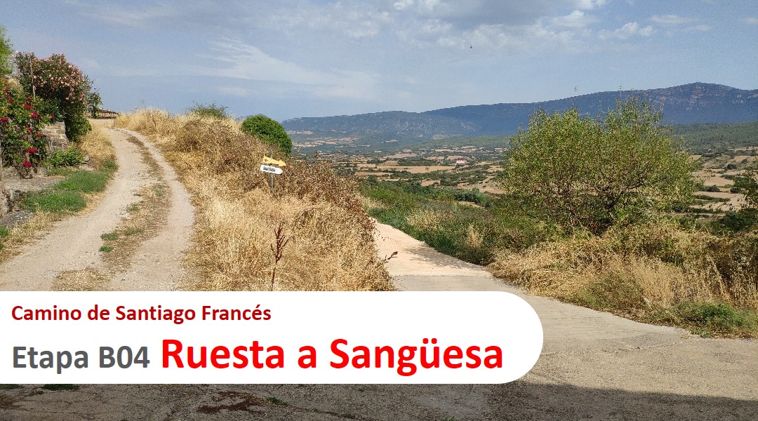 Imagen Etapa B04. Ruesta a Sangüesa. Camino de Santiago Francés