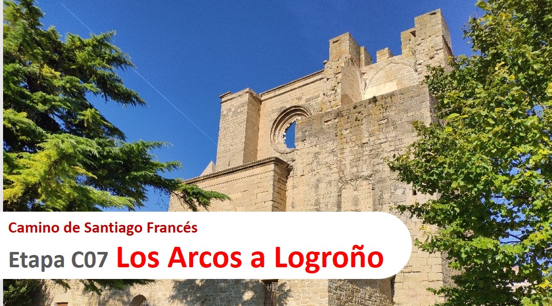 Imagen Etapa C07. Los Arcos a Logroño. Camino de Santiago Francés