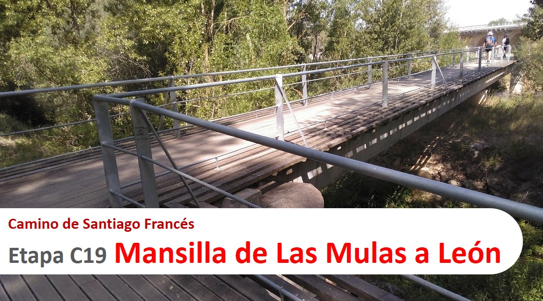Imagen Etapa C19. Mansilla de las Mulas a León. Camino de Santiago Francés.